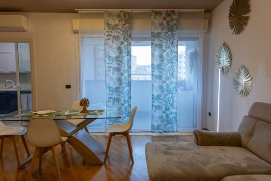 Beds in the apartment